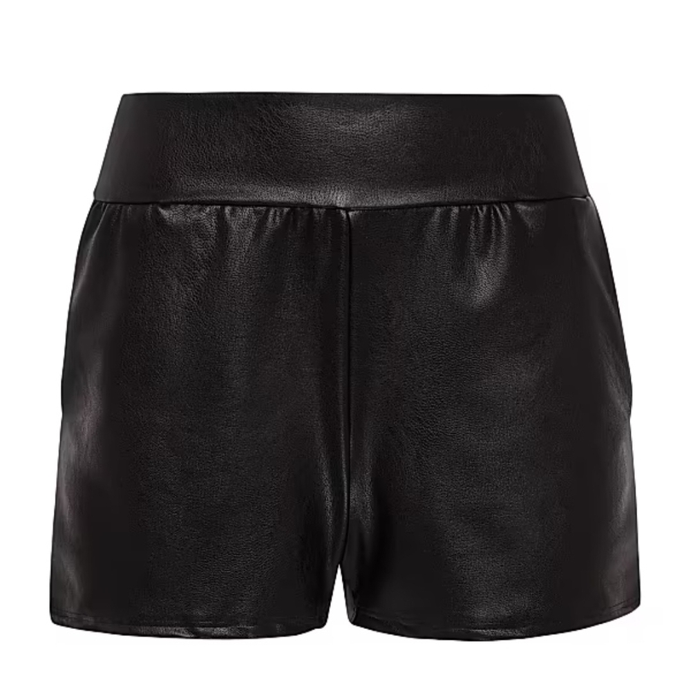 Commando Faux Leather Jogger Shorts